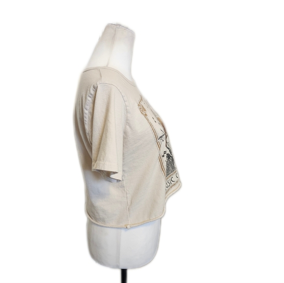 Altar'd State Oversized Cropped 100% Cotton NASHVILLE Tee T-shirt, XS - Picture 3 of 7